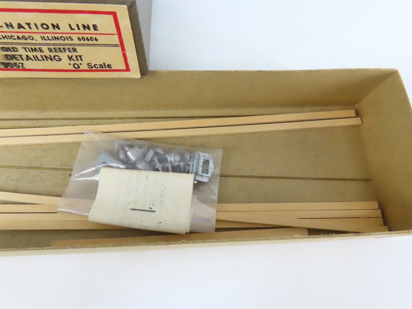 O Scale 2-Rail All-Nation 3067 Old Time Reefer Car Detailing Kit