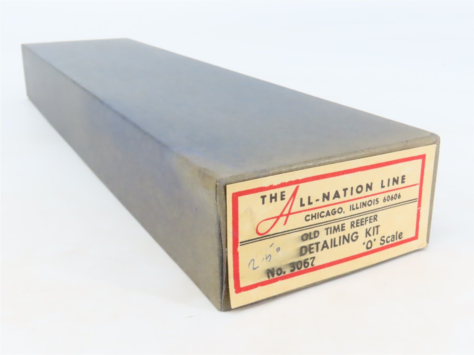 O Scale 2-Rail All-Nation 3067 Old Time Reefer Car Detailing Kit