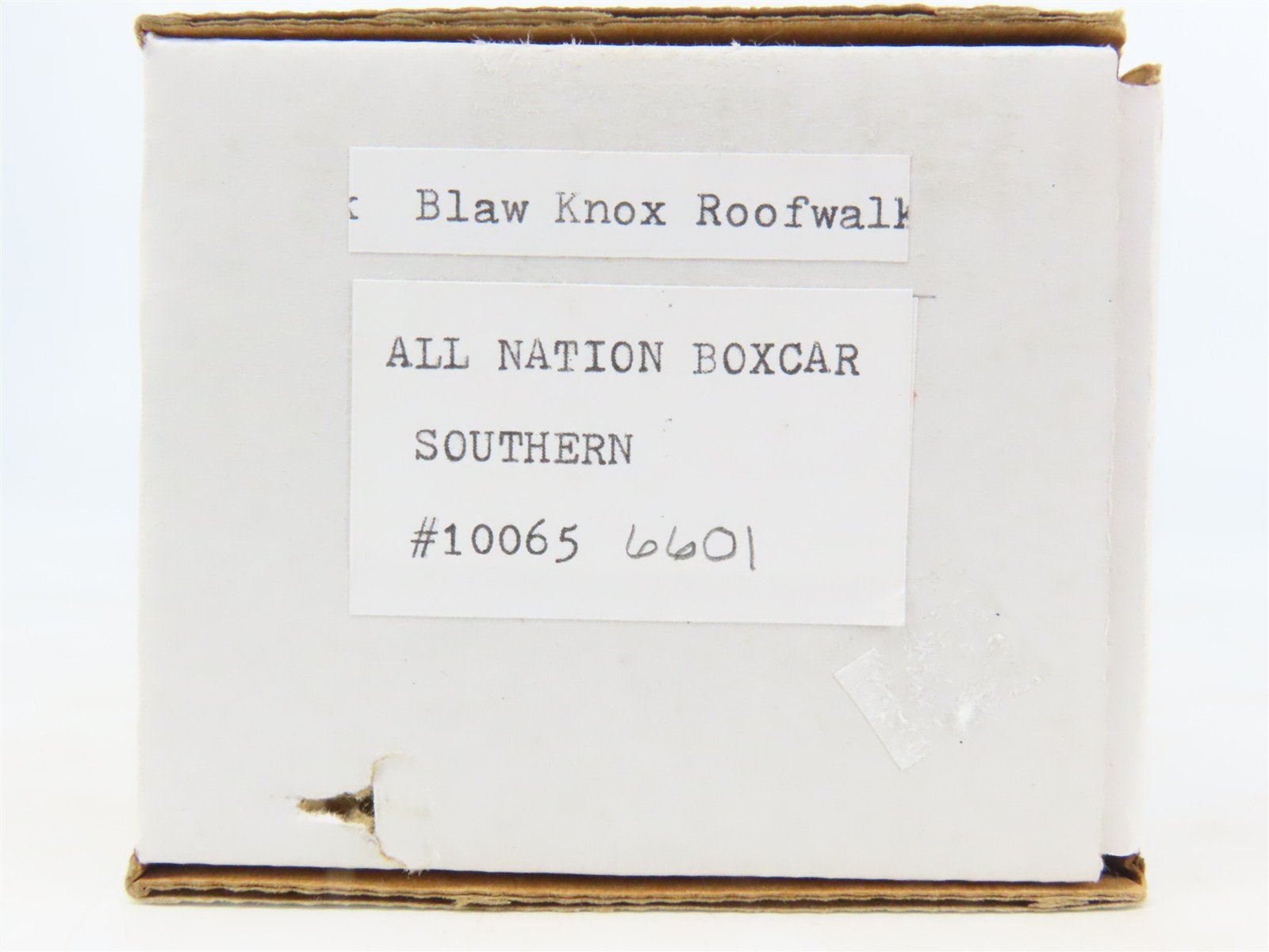 O Scale 2-Rail All-Nation 6601 Southern Railway Boxcar #10065 Kit