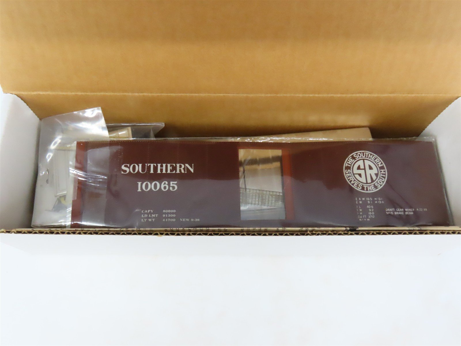 O Scale 2-Rail All-Nation 6601 Southern Railway Boxcar #10065 Kit
