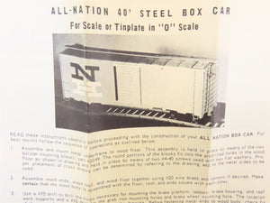 O Scale 2-Rail All-Nation SP Southern Pacific Boxcar #38337 Kit