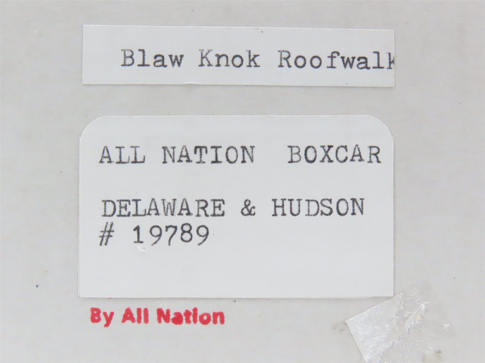 O Scale 2-Rail All-Nation D&H Delaware & Hudson Boxcar #19789 Kit