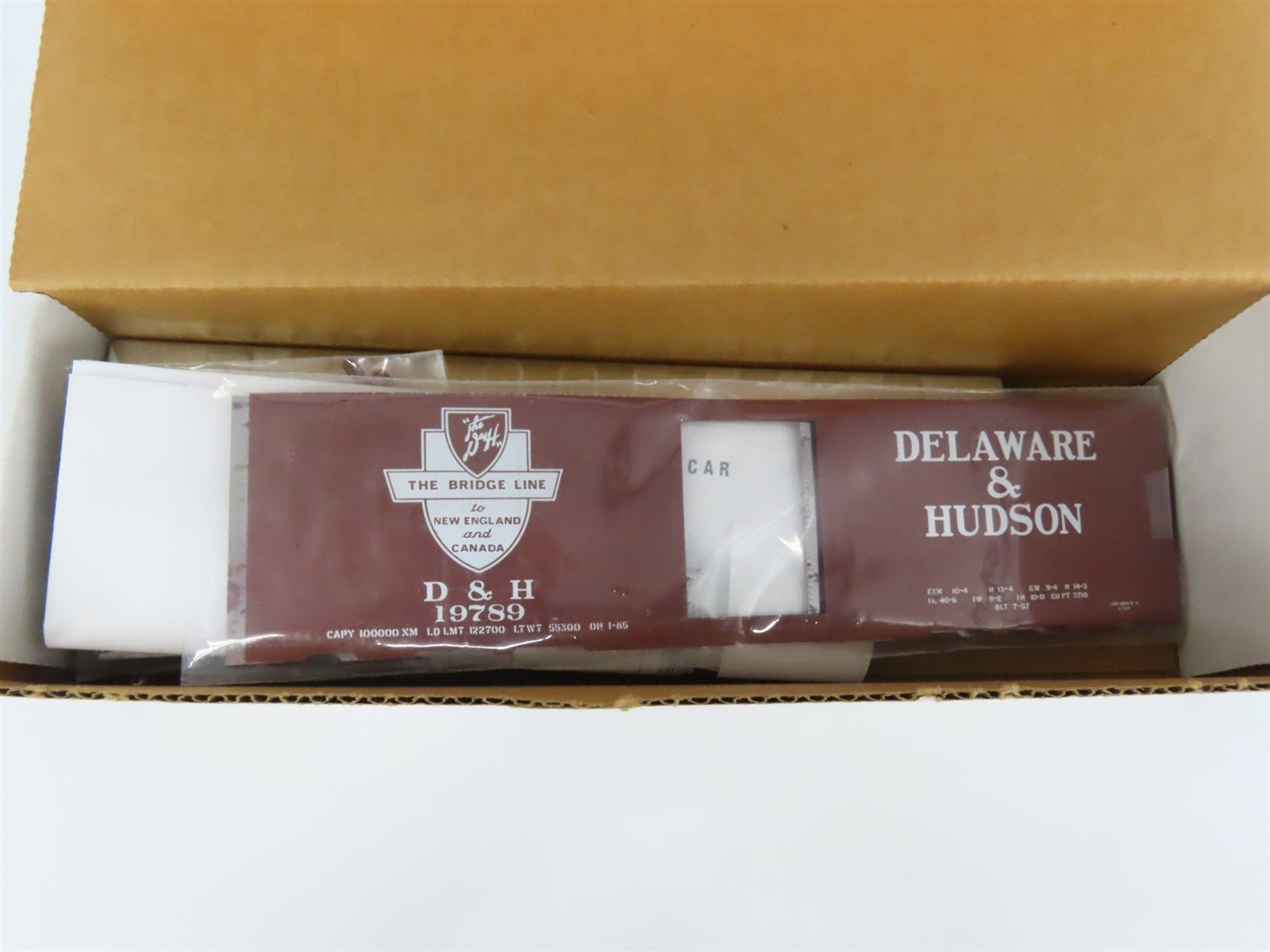 O Scale 2-Rail All-Nation D&H Delaware & Hudson Boxcar #19789 Kit