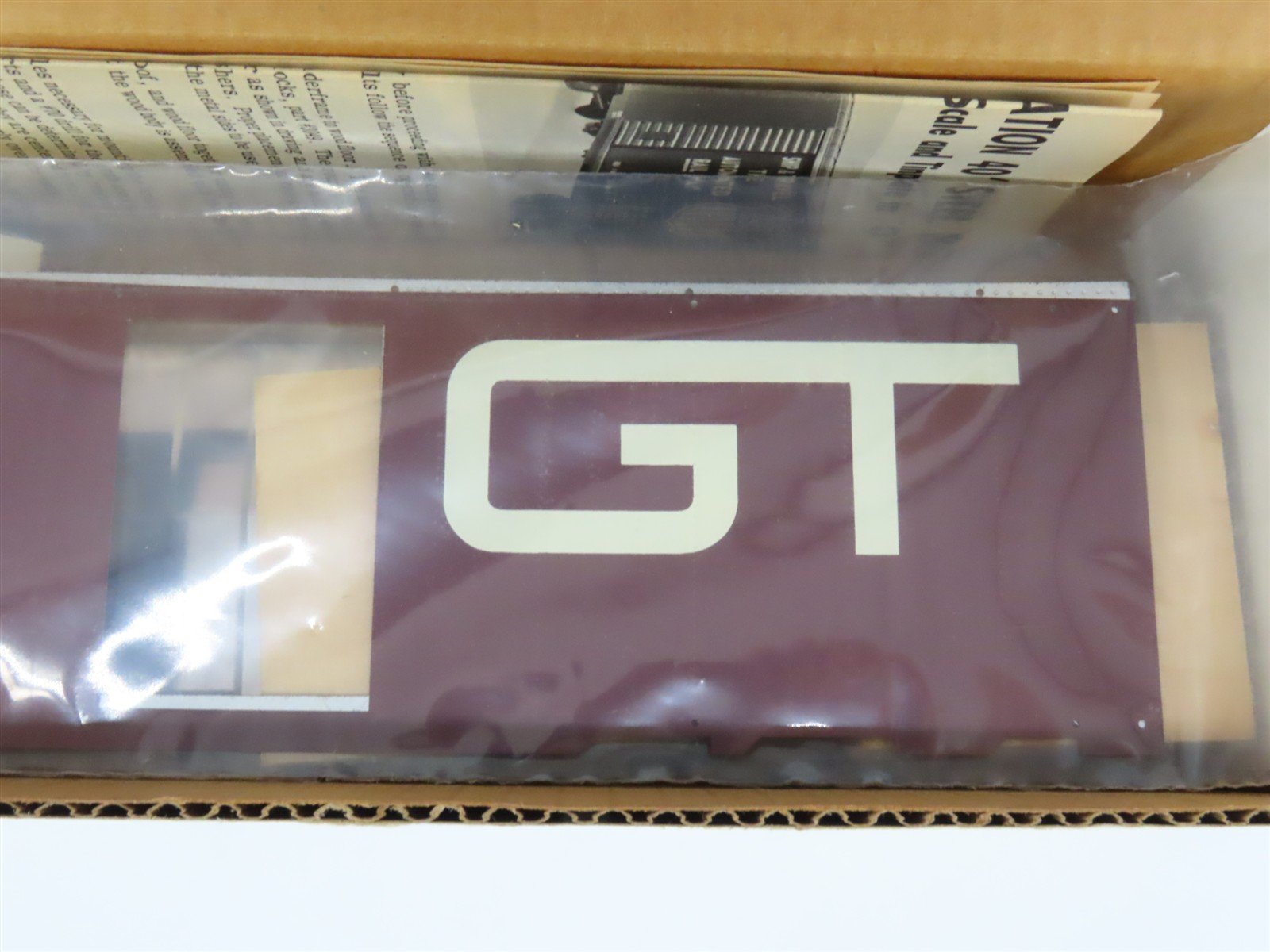 O Scale 2-Rail All-Nation 6617 GTW Grand Trunk Western Boxcar #515001 Kit