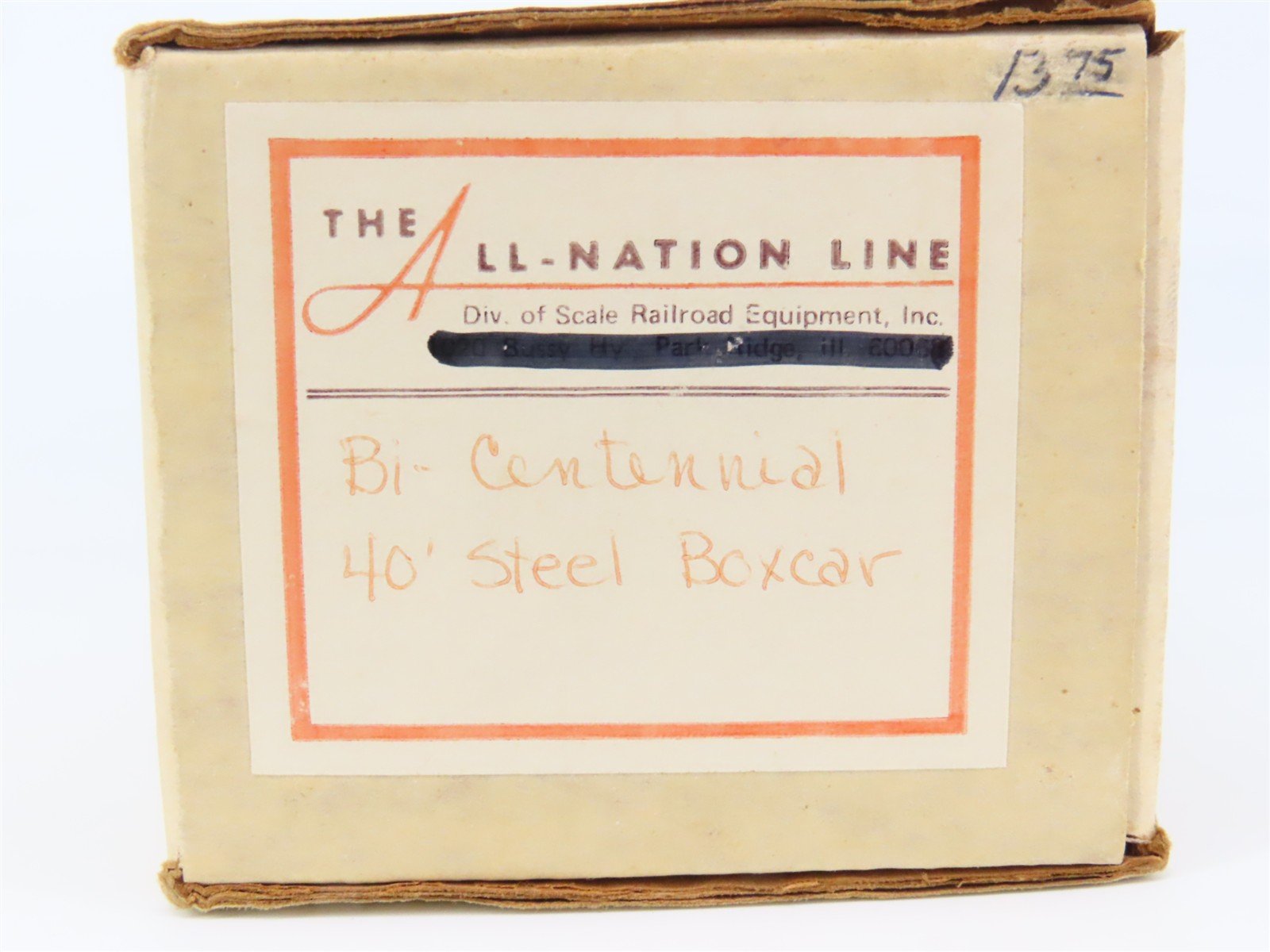 O Scale 2-Rail All-Nation AN Bi-Centennial Boxcar #1776 Kit
