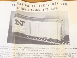 O Scale 2-Rail All-Nation AN Bi-Centennial Boxcar #1776 Kit