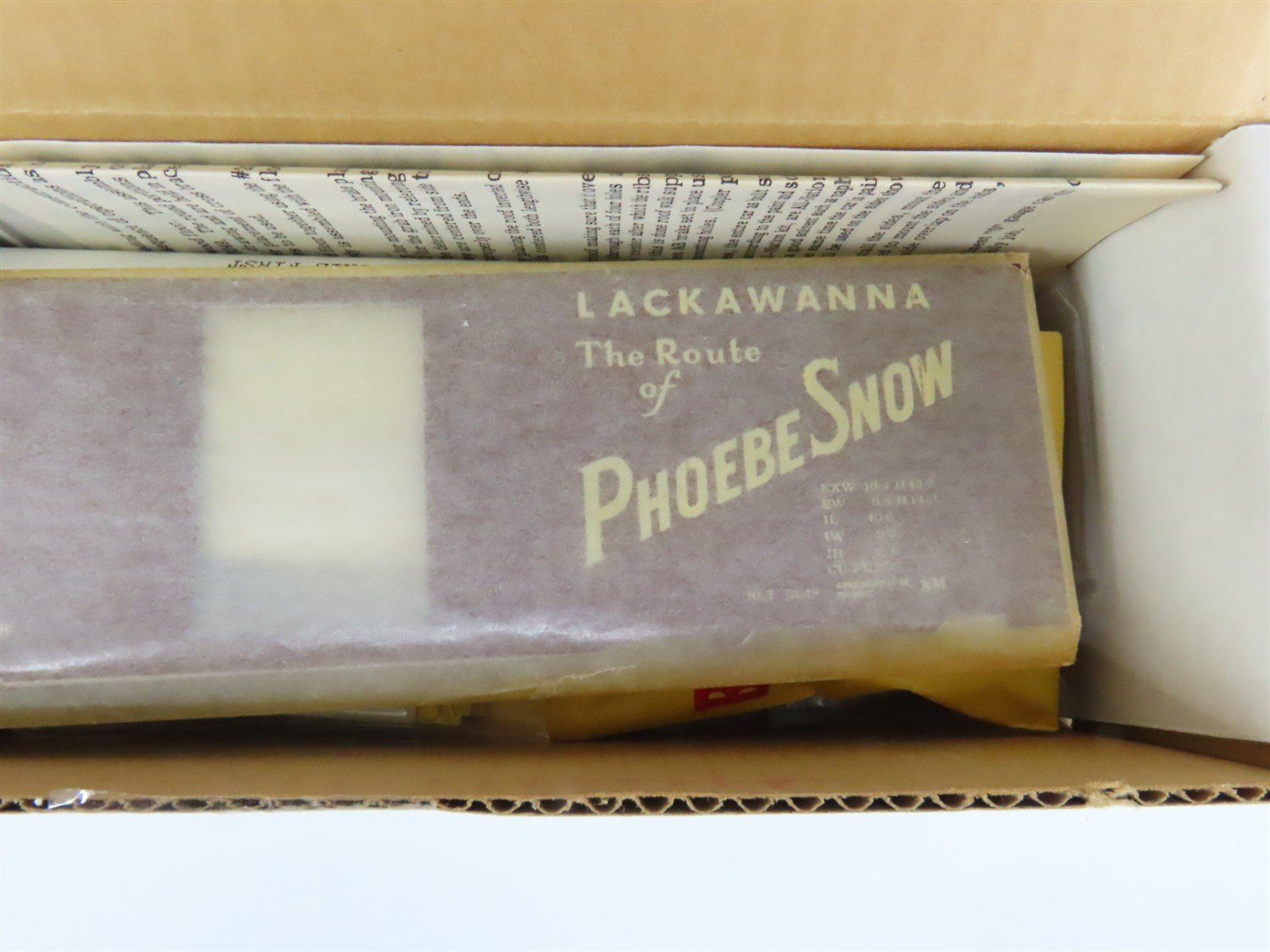 O Scale 2-Rail All-Nation 6613 DL&W Lackawanna 40' Steel Boxcar #35139 Kit