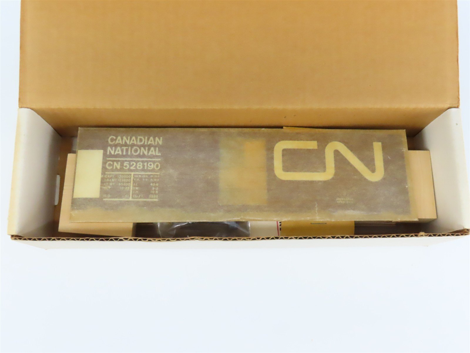 O Scale 2-Rail All-Nation 6603 CN Canadian National Boxcar #528190 Kit