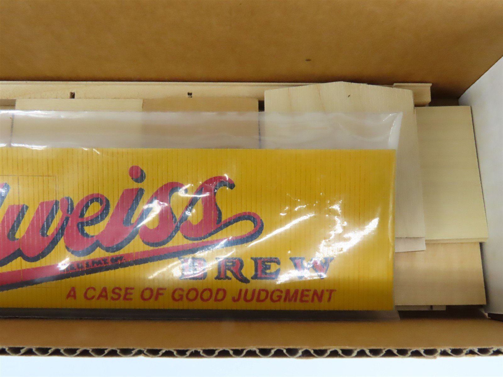 O Scale 2-Rail All-Nation 5418 URT Edelweis Wood Reefer Car #18301 Kit