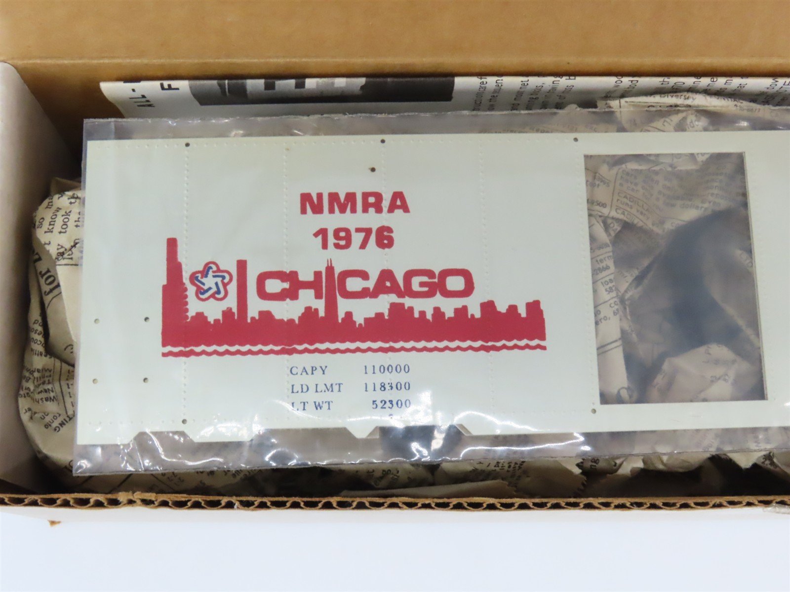 O Scale 2-Rail All-Nation NMRA 40' Wood Sheathed Boxcar #1976 Kit