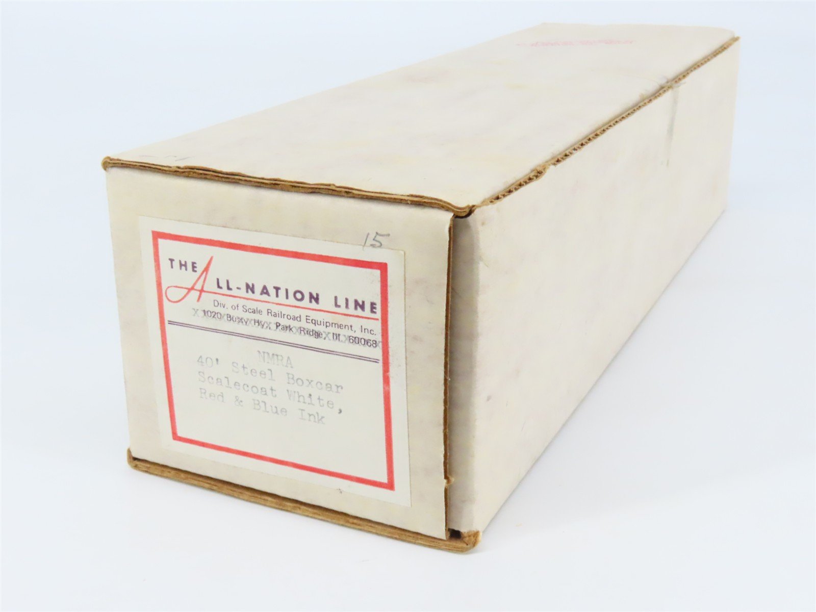 O Scale 2-Rail All-Nation NMRA 40' Wood Sheathed Boxcar #1976 Kit
