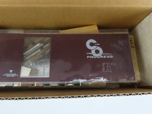 O Scale 2-Rail All-Nation 6600 C&O Chesapeake & Ohio 40' Steel Boxcar #4887 Kit