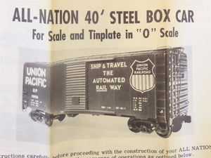 O Scale 2-Rail All-Nation 6611 SLSF Frisco 40' Steel Boxcar #17774 Kit