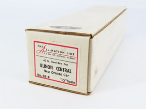 O Scale 2-Rail All-Nation 6618 IC Illinois Central 40' Steel Boxcar #120681 Kit