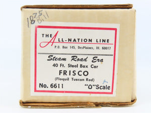 O 2-Rail All-Nation 6611 SLSF Frisco 40' Steel Boxcar #824421 Kit