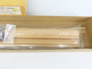 O Scale 2-Rail Gloor Craft 510 Trailer Train 60' Bulkhead Flatcar Kit w/Load