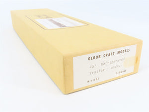 O Scale 2-Rail Gloor Craft 557 Undecorated 45' Refrigerated Trailer Kit