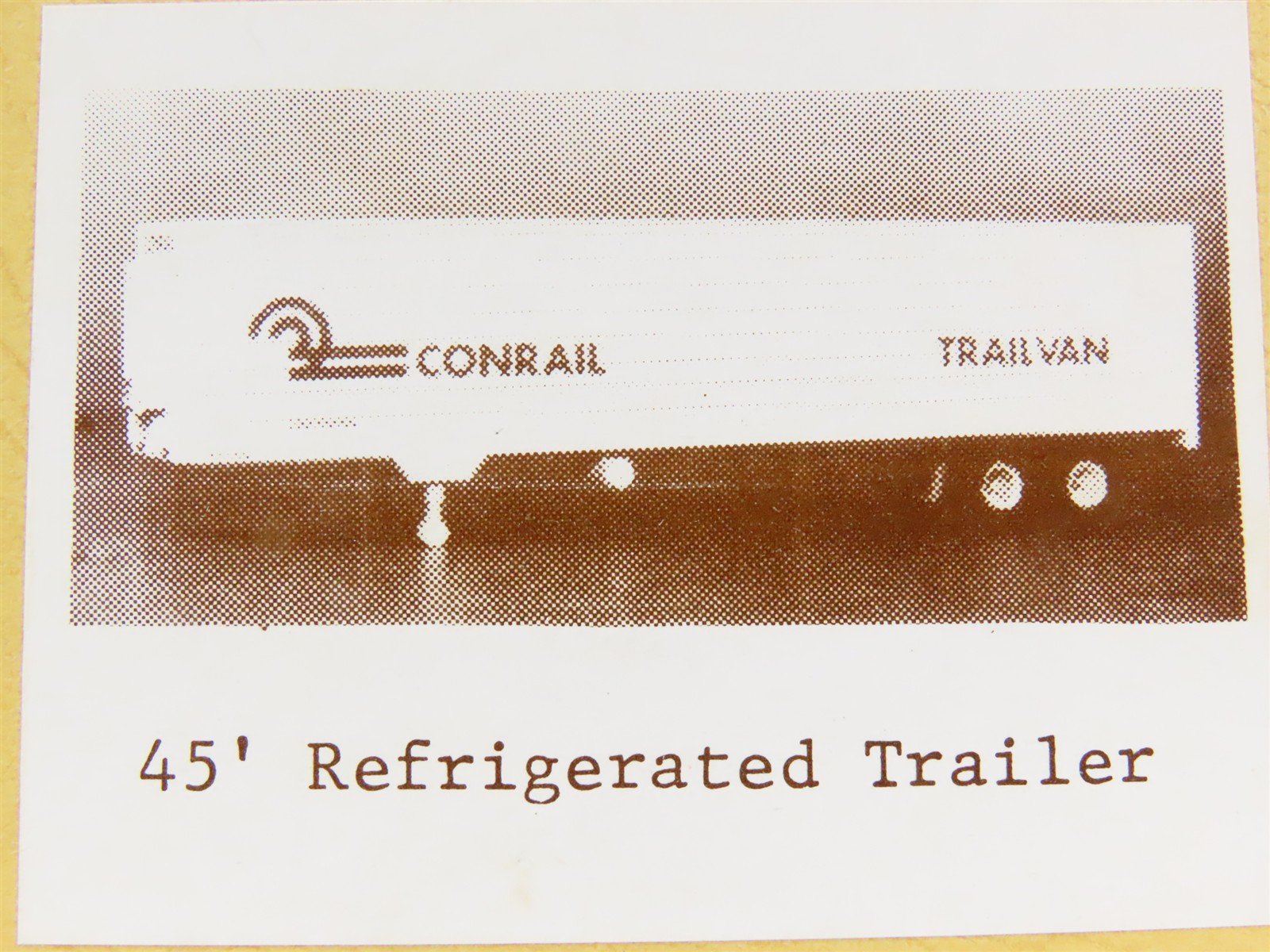 O Scale 2-Rail Gloor Craft 557 Undecorated 45' Refrigerated Trailer Kit