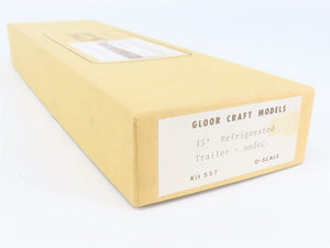O Scale 2-Rail Gloor Craft 557 Undecorated 45' Refrigerated Trailer Kit