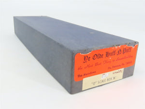 O Scale 2-Rail Ye Olde Huff-N-Puff Undecorated 36' Wood Boxcar Kit