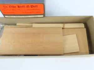 O Scale 2-Rail Ye Olde Huff-N-Puff 900 Undecorated 4 Wheel Caboose Kit