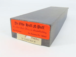 O Scale 2-Rail Ye Olde Huff-N-Puff 801 Undecorated 36' Wood Boxcar Kit
