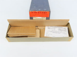 O Scale 2-Rail Ye Olde Huff-N-Puff 802 Undecorated 36' Wood Boxcar Kit