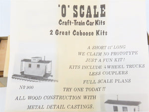 O Scale 2-Rail Ye Olde Huff-N-Puff 802 Undecorated 36' Wood Boxcar Kit
