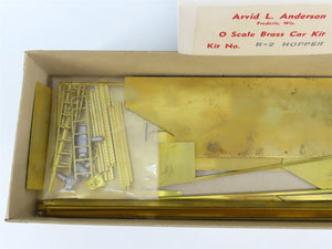 O Scale 2-Rail Arvid L. Anderson R-2 Undecorated BRASS Hopper Car Kit
