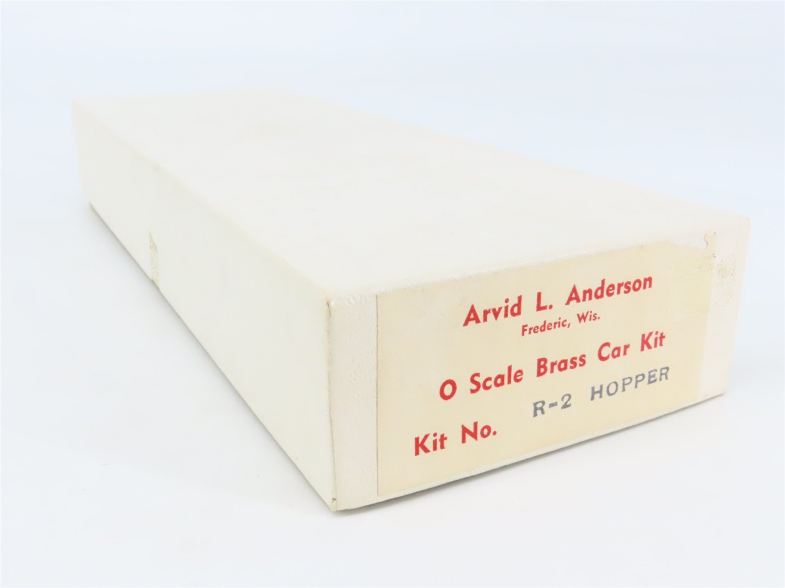 O Scale 2-Rail Arvid L. Anderson R-2 Undecorated BRASS Hopper Car Kit