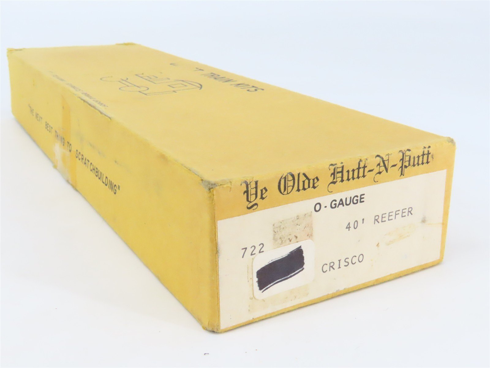 O 2-Rail Ye Olde Huff-N-Puff 722 PGRX Crisco 40' Wood Reefer #4167 Kit