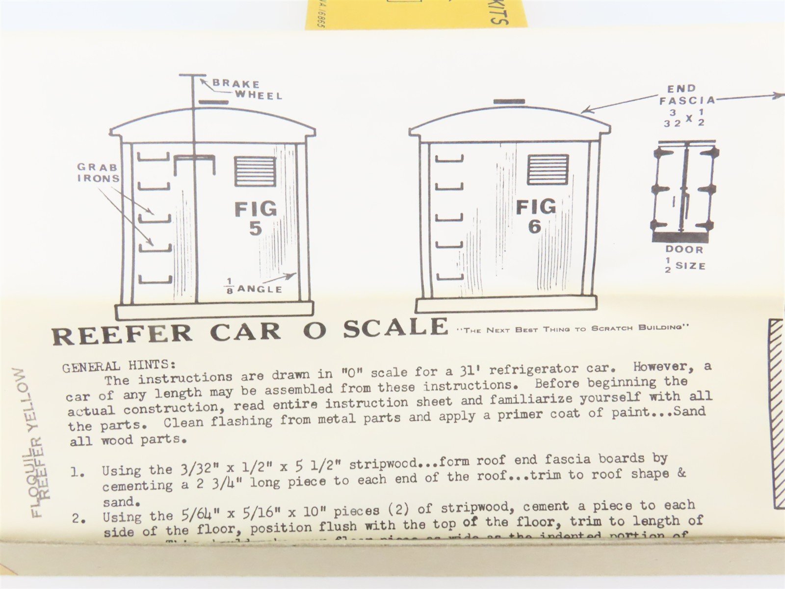 O 2-Rail Ye Olde Huff-N-Puff 723 GARE Canada Dry 40' Reefer #9104 Kit