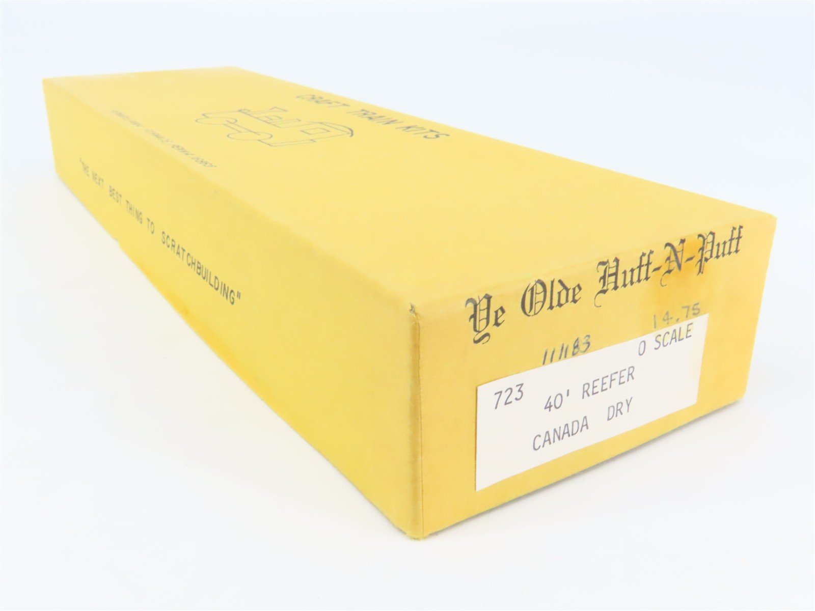 O 2-Rail Ye Olde Huff-N-Puff 723 GARE Canada Dry 40' Reefer #9104 Kit