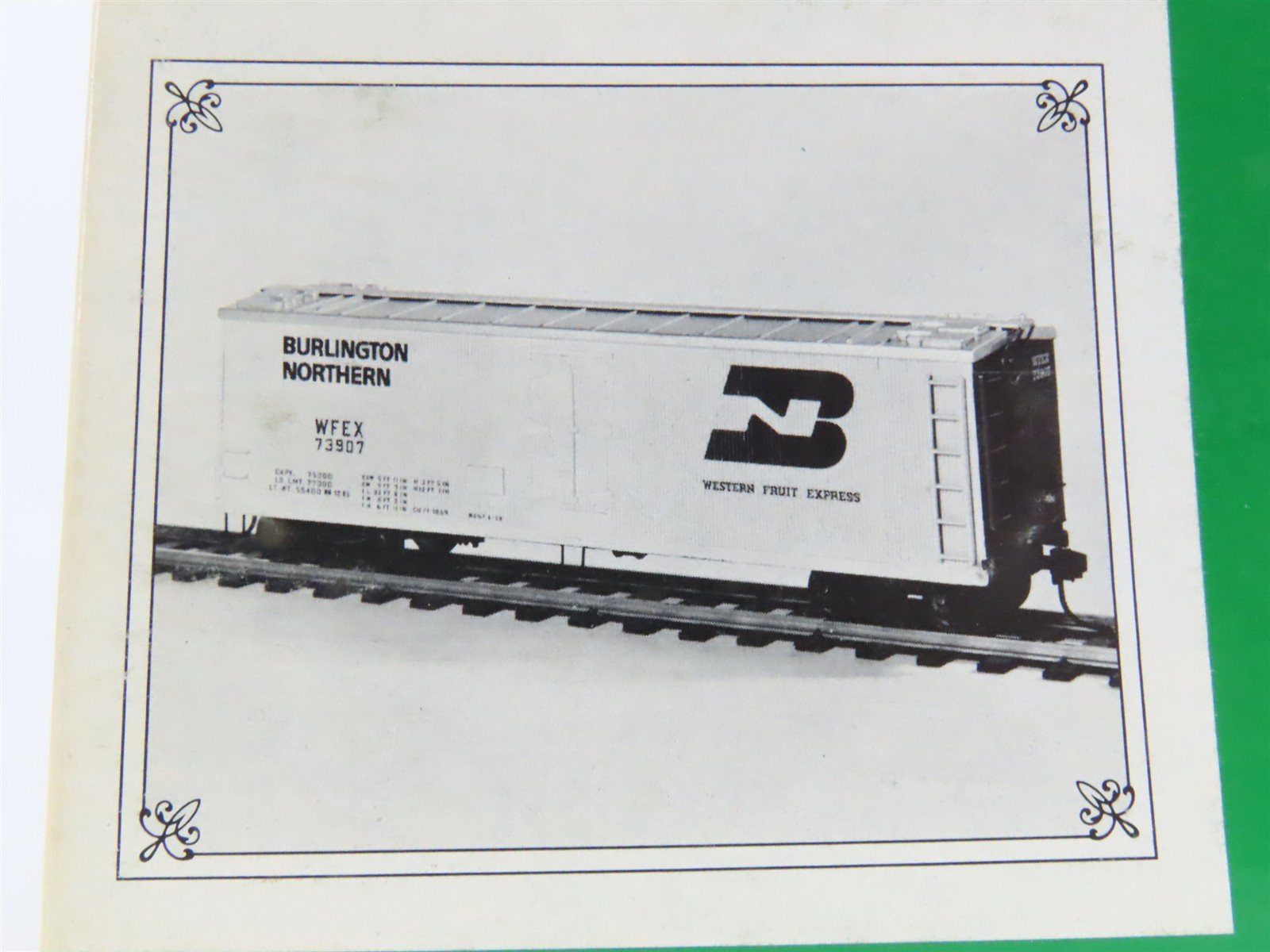 O Scale 2-Rail Suncoast 508 BN Burlington Northern 40' Reefer Car Kit