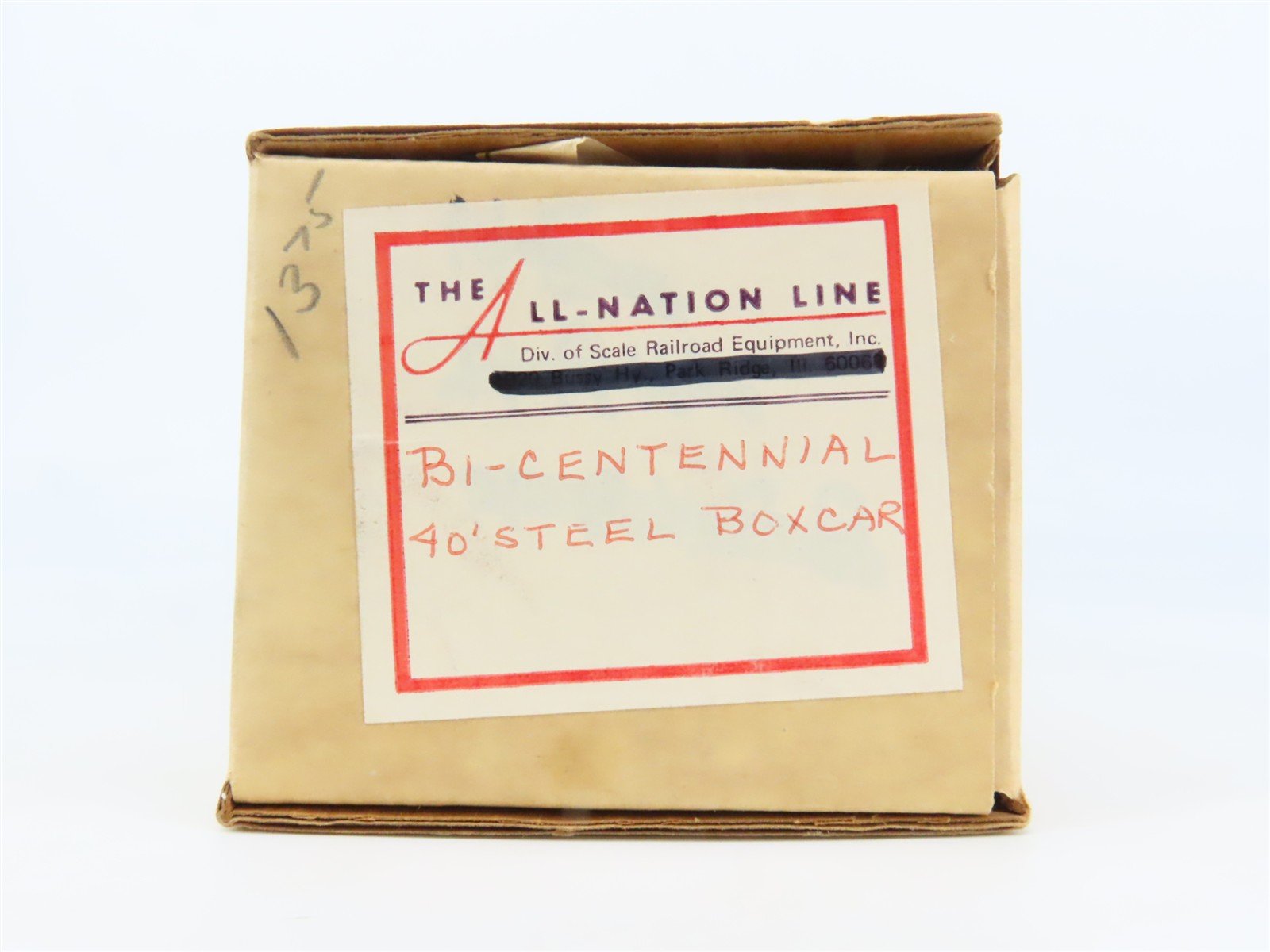 O Scale 2-Rail All-Nation AN Bi-Centennial Boxcar #1776 Kit