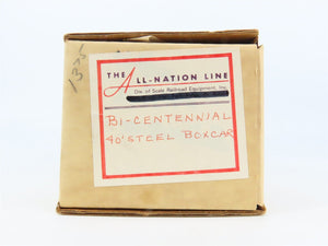 O Scale 2-Rail All-Nation AN Bi-Centennial Boxcar #1776 Kit