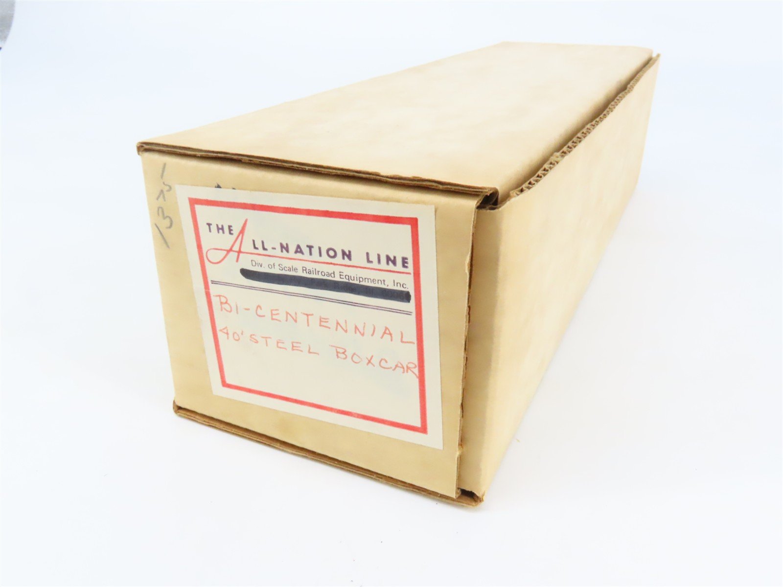 O Scale 2-Rail All-Nation AN Bi-Centennial Boxcar #1776 Kit
