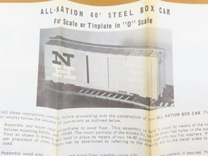 O Scale 2-Rail All-Nation 6622 WAB Wabash 40' Boxcar #89571 Kit