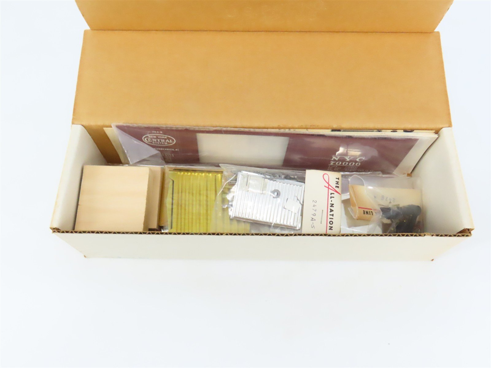 O Scale 2-Rail All-Nation 3681 NYC New York Central 40' Auto Boxcar #70006 Kit