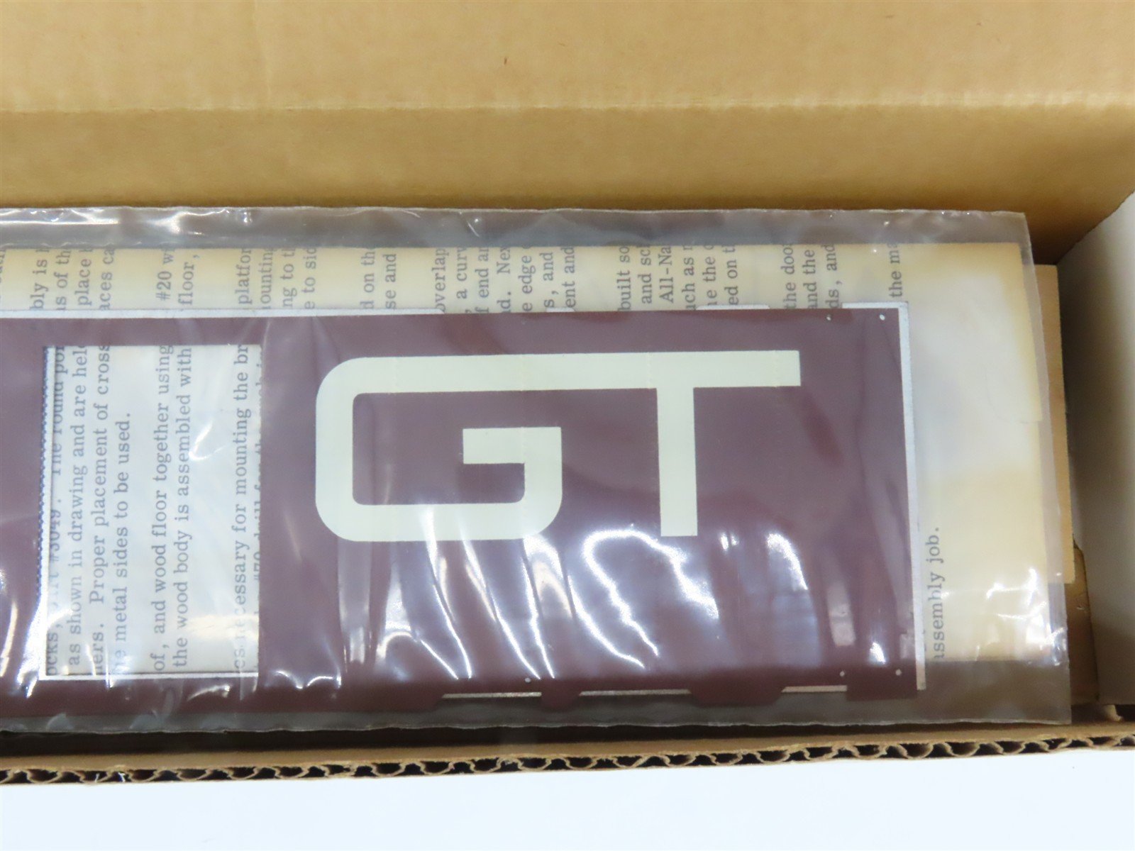 O Scale 2-Rail All-Nation 6617 GTW Grand Trunk Western Boxcar #515001 Kit