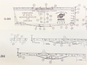 O 2-Rail La Belle O-304 Wisconsin Central, Astoria & Columbia Flatcar 2-Car Kits