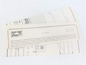 O Scale 2-Rail Gloor Craft 558 Undecorated 45' Box Van Trailer Kit