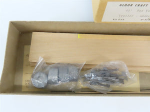 O Scale 2-Rail Gloor Craft 558 Undecorated 45' Box Van Trailer Kit