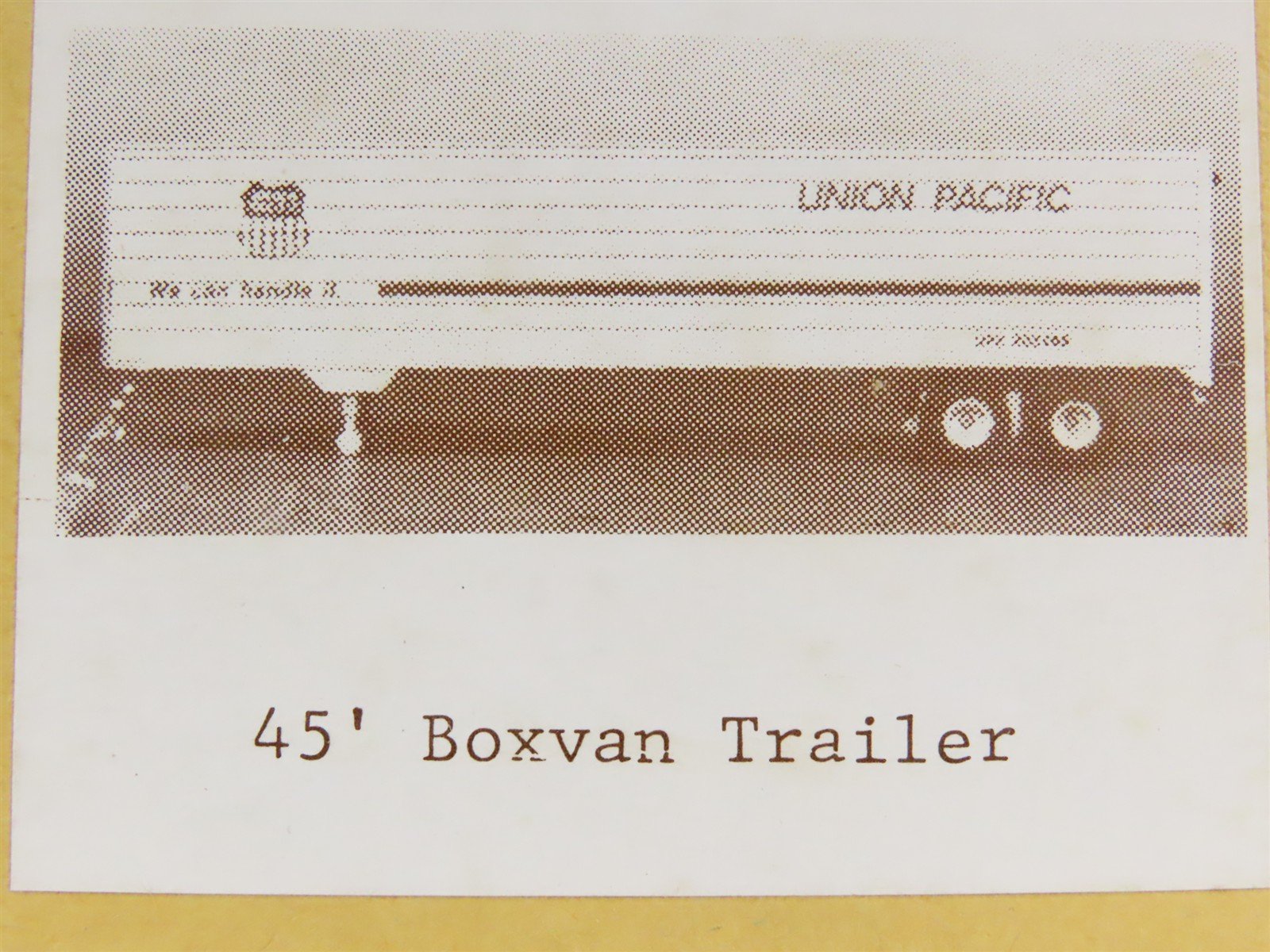 O Scale 2-Rail Gloor Craft 558 Undecorated 45' Box Van Trailer Kit