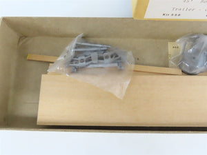O Scale 2-Rail Gloor Craft 558 Undecorated 45' Box Van Trailer Kit