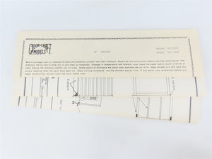 O Scale 2-Rail Gloor Craft 558 Undecorated 45' Box Van Trailer Kit