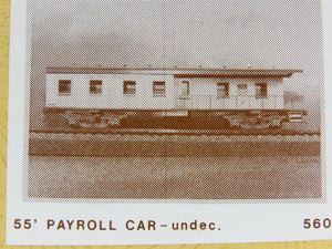 O Scale 2-Rail Gloor Craft 560 Undecorated 55' Payroll Car Kit