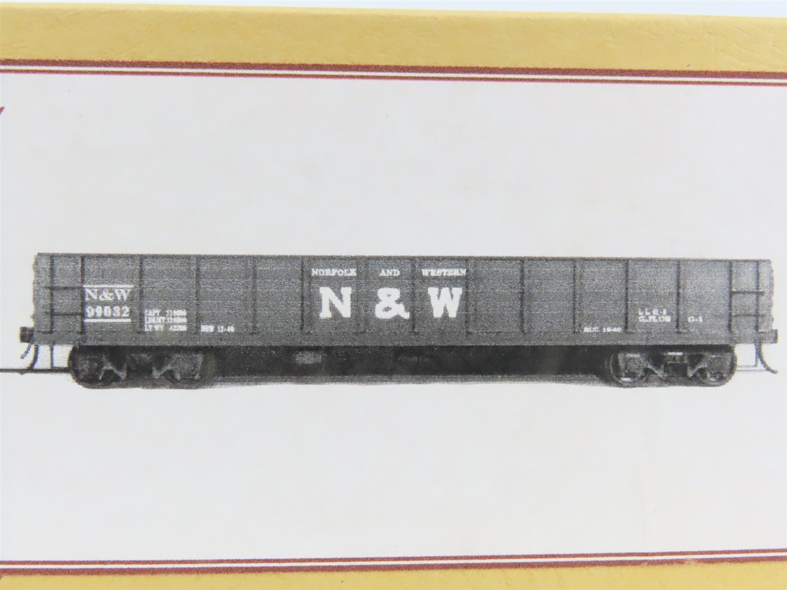 O Scale 2-Rail Gloor Craft 5349 Undecorated 50' Mill Gondola Car Kit