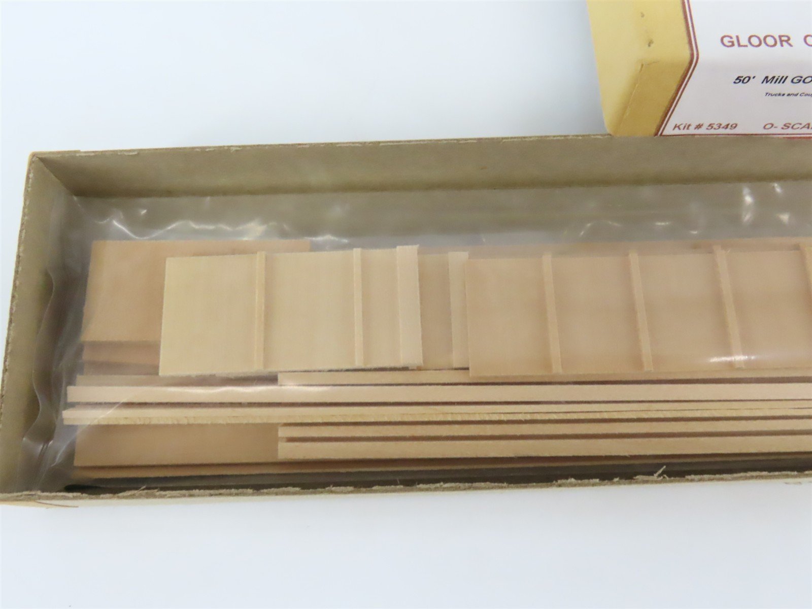 O Scale 2-Rail Gloor Craft 5349 Undecorated 50' Mill Gondola Car Kit
