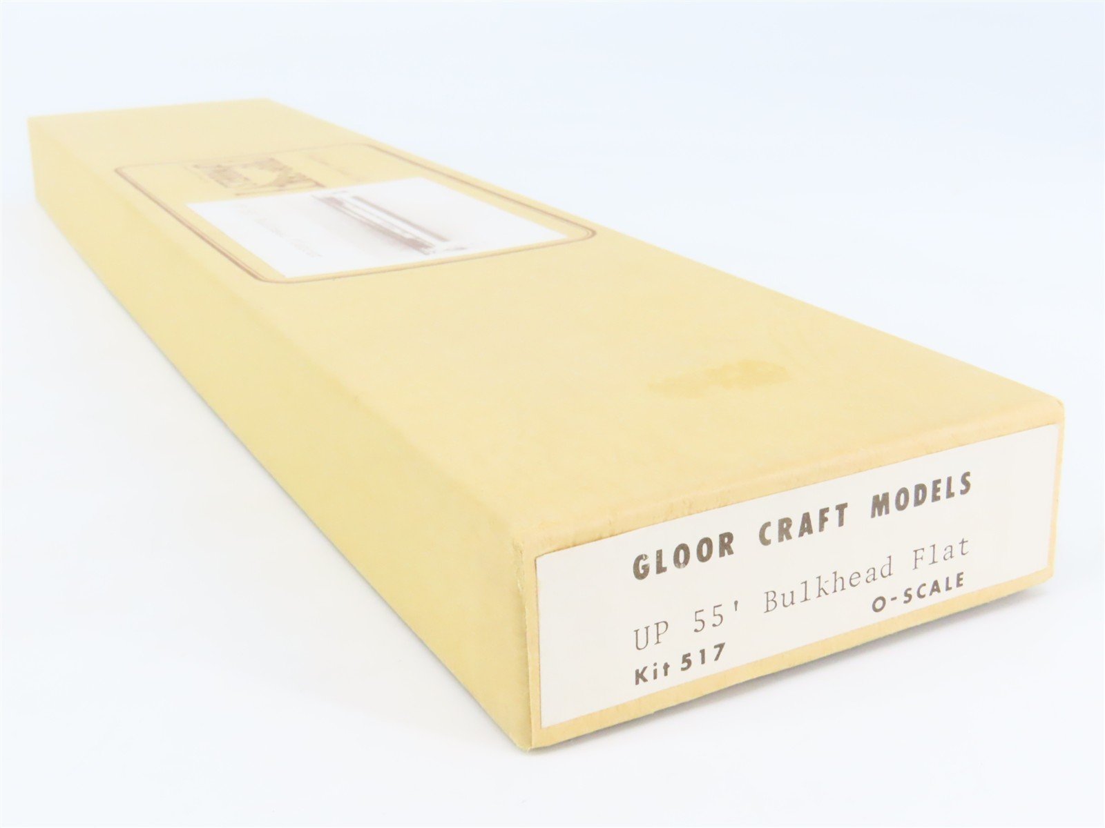 O Scale 2-Rail Gloor Craft 517 UP Union Pacific 55' Bulkhead Flatcar Kit
